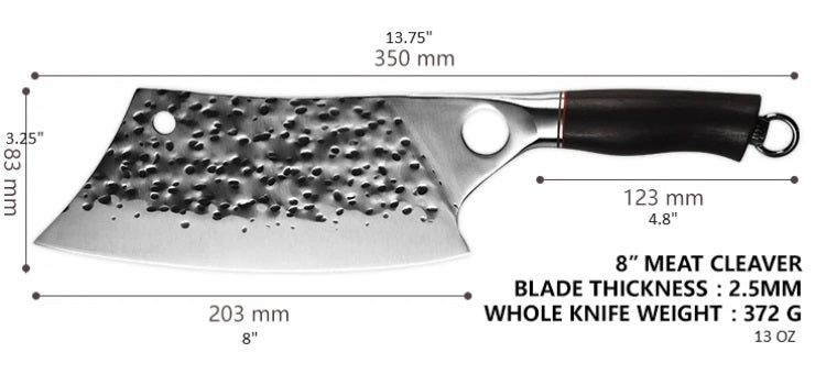 MEAT CLEAVER of 5pc set