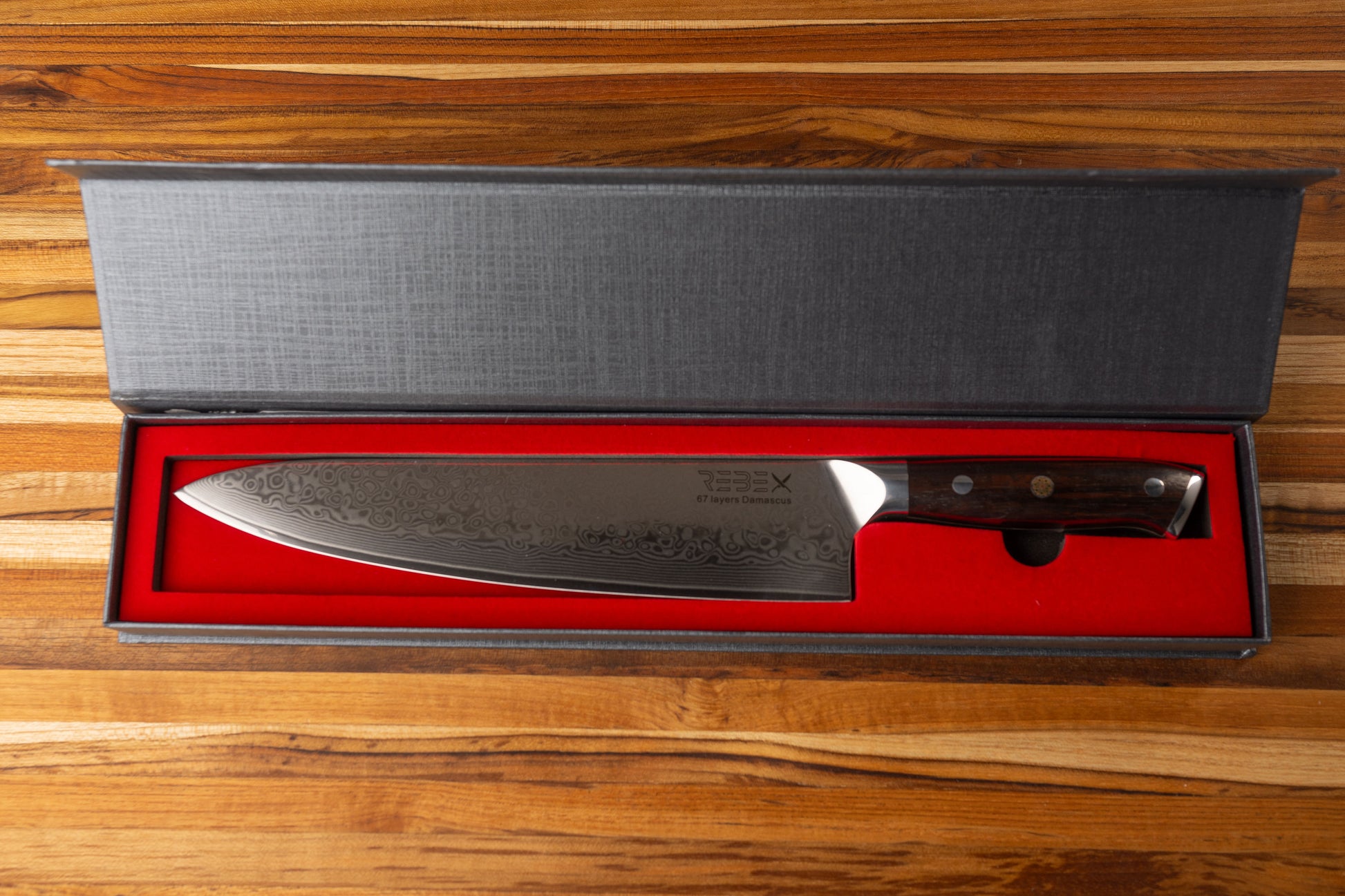 10 REBEX Damascus Chef knife