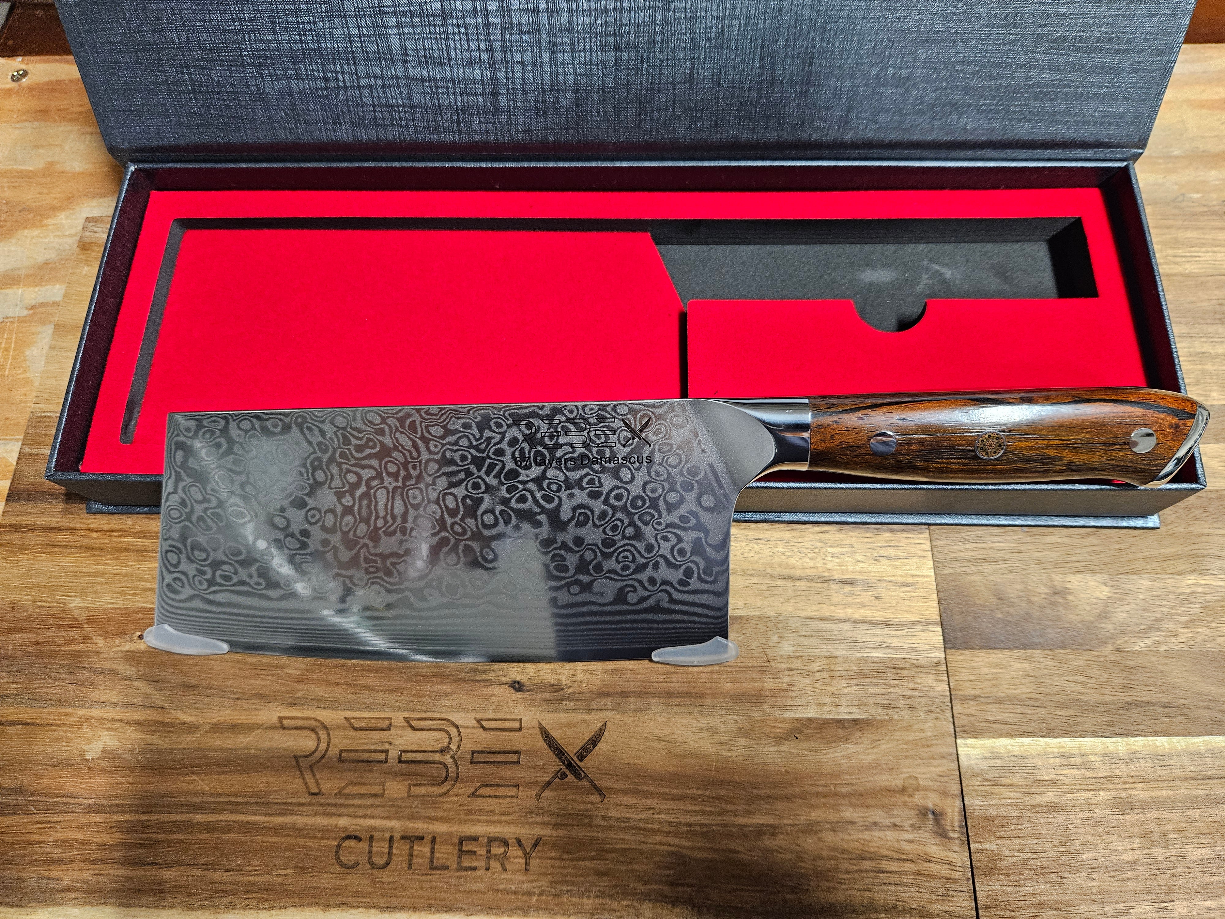 Damascus Cleaver – Rebex Cutlery