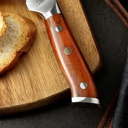 9" Damascus Bread knife REBEX